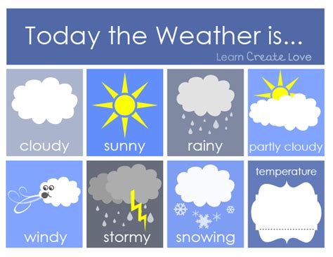 Free Printable Weather Activities for Kids - True Aim