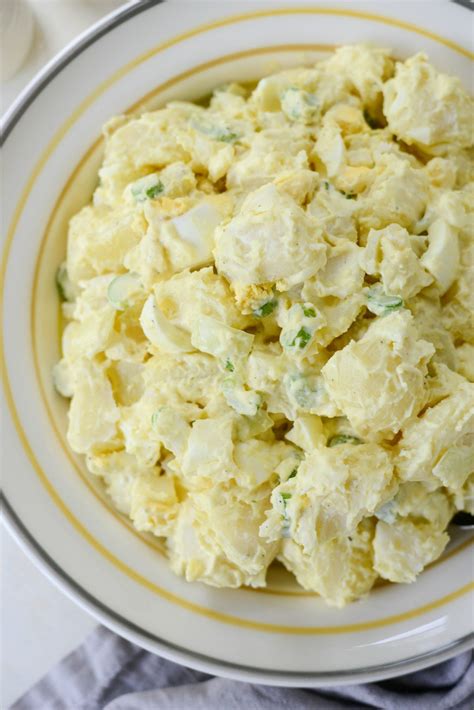 Aunt Pennys Classic Potato Salad Recipe Simply Scratch