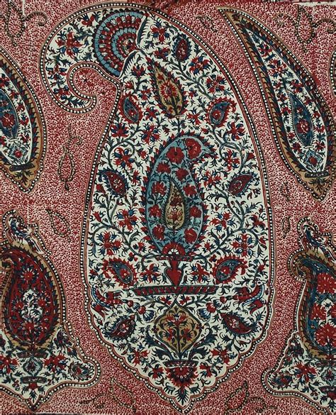 Suzani Decor — Antique Persian Isfahan Qalamkar Blocked Print In