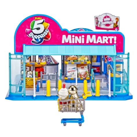 5 surprise mini brands electronic mini mart with 4 mystery mini brands playset by zuru walmart