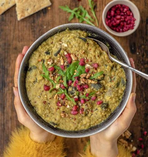 Easy Aubergine Daal With Lentils Vegan And Gluten Free