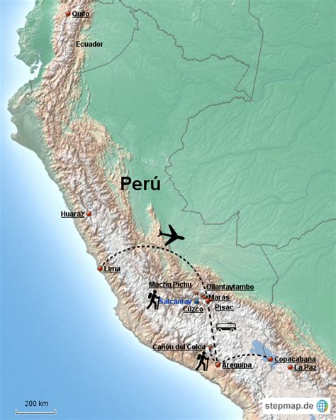 Stepmap Perú Landkarte Für Peru