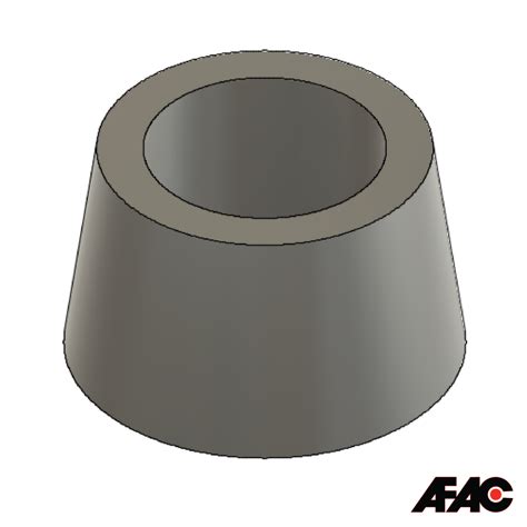 Hollow Bung 302 365 Mm Large Tapered Bung Silicone Rubber Afac