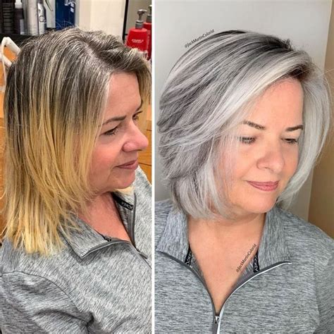 Hairdresser Helps Women Embrace And Rock Their Gray Hair CheezCake