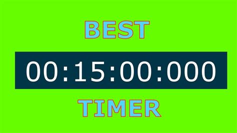 Best 15 Minute Timer With Voicevisual Alerts No Music Youtube