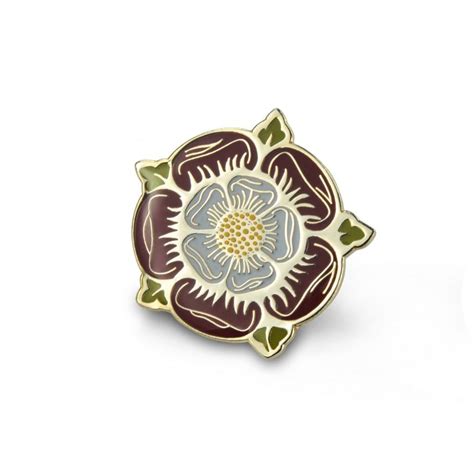 Tudor Rose Pin Badge Tudor Rose Tudor Badge