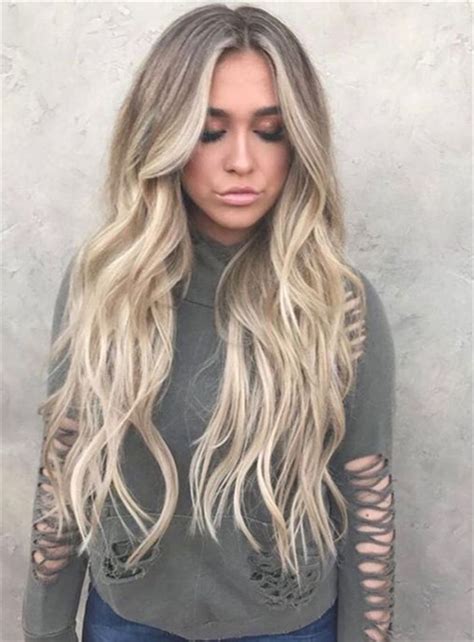 Charming Sexy Long Fashionable Wavy Enchanting Synthetic Hair Lace