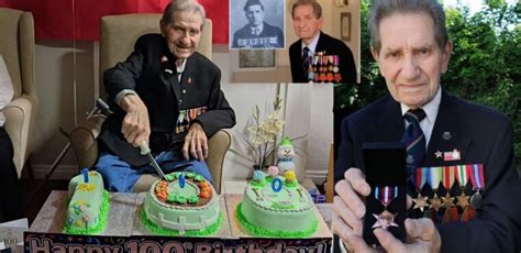 ww2 veteran celebrates 100th birthday at teesside care home hill care