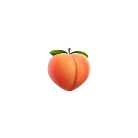 Peach Emoji Freetoedit Sticker By Satanicbarbie