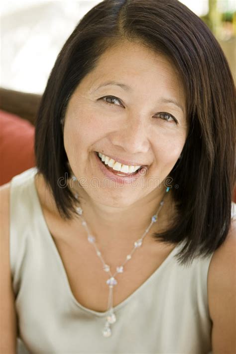 Confident Asian Mature Woman Stock Photo Image Of Wife Asian 111690772