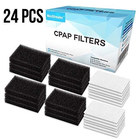 Cpap Filters 24 Packs Cpap Foam Filter And Ultra Fine Filters For M