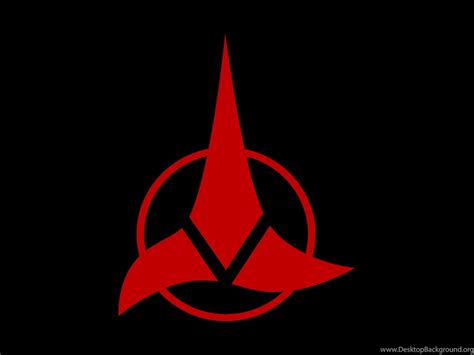 Star Trek Klingons Symbol By Morganrlewis On Deviantart Desktop Background