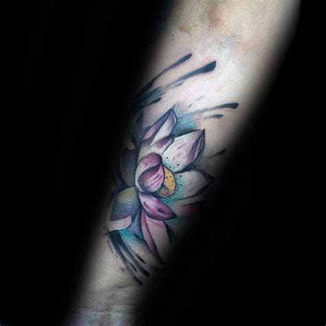 100 Lotus Flower Tattoo Designs For Men Cool Ink Ideas