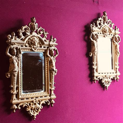 Pair Of Ornate Victorian Mirrors Antique Mirrors Hemswell Antique