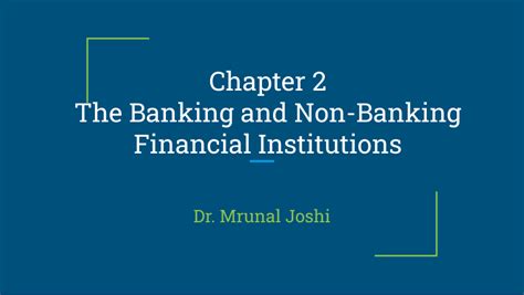 Pdf Banking And Non Banking Financial Institutions In India