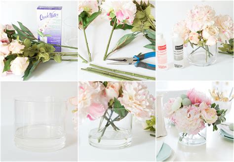 Diy Faux Water For Artificial Flowers