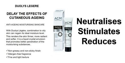 ACM Duolys Legere Anti Ageing Moisturising Skincare ML