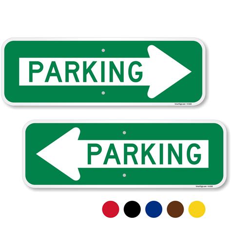 Parking Lot Signs Over 500 Stock And Custom Designs