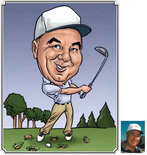Golf Caricatures