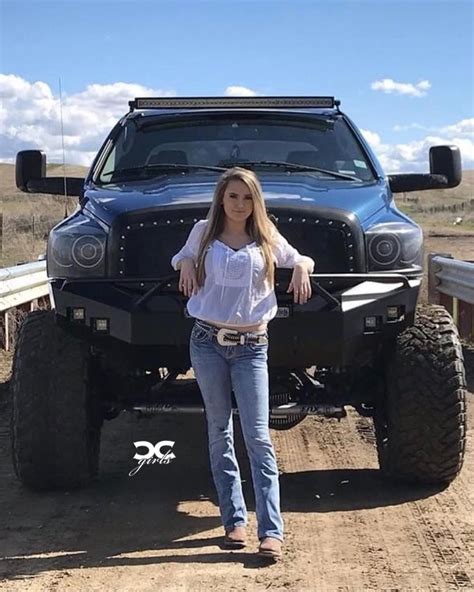 Cute Country Girls™ On Instagram “presents Cassidy June Double Feature “a Pickup Truck Is Her