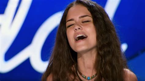 mÖtley crÜe 15 year old casey bishop auditions for american idol with a cappella performance