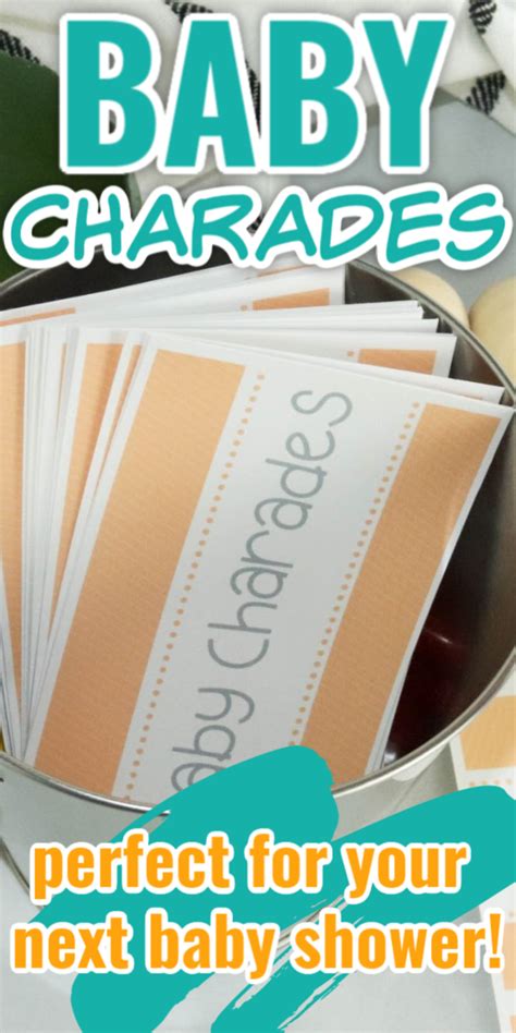 The Best Baby Charades Perfect For Baby Showers Confessions Of