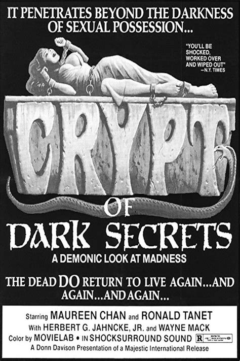 Crypt Of Dark Secrets Dvd Planet Store