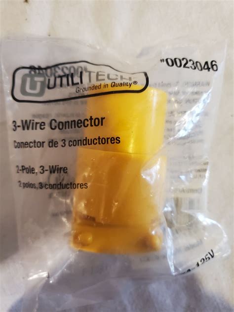 Utilitech 3 Wire Connector 2 Pole 3 Wire 0023046 Ebay