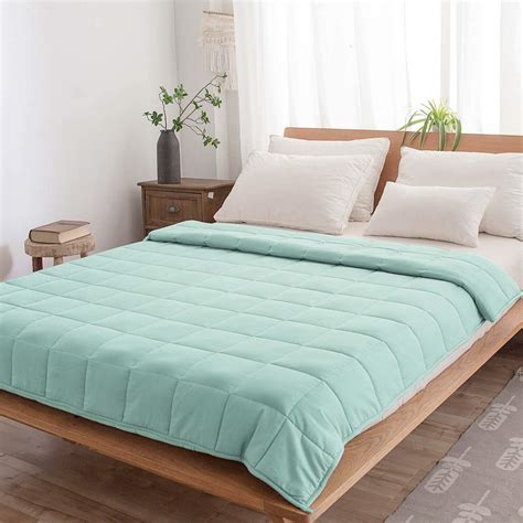 Cool Breathable Weighted Blanket, Sleep Improvement ...