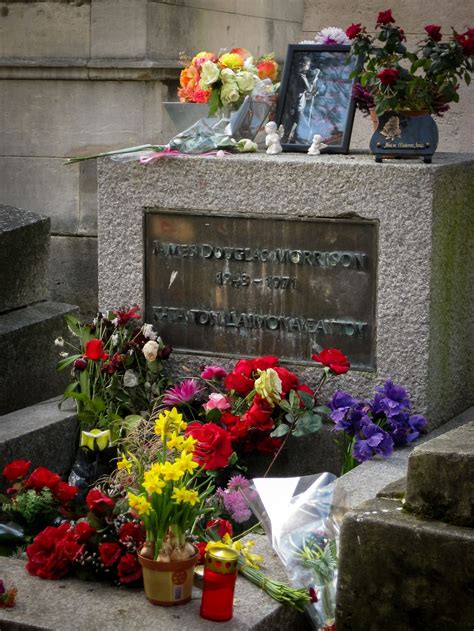 True To Himself The Grave Of Jim Morrison Cimetière Du Père Lachaise