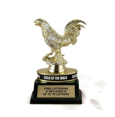 Cock Of The Walk Trophy Gamecock Gallo Rooster 1 Best Etsy