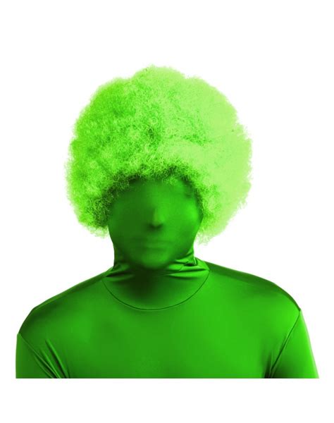 Green Afro Wig Costume Accessory