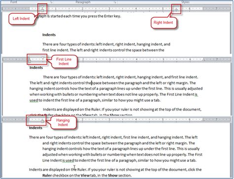 The Differences Between Indents Tabs And Rulers In Ms Word Ms Word