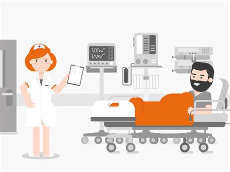 Nurse With Patient By Laura Sabourdy On Dribbble