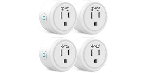 Gosund S 4 Pack Of Wi Fi Mini Smart Plugs Are Just 4 Each When You Stack These Promos 9to5toys