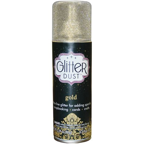 Glitter Dust Gold Aerosol Spray Michaels