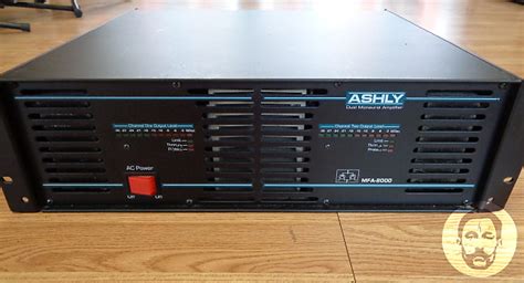 Ashly Mfa 8000 Bi Polar 3000 Watt Stereo Power Amp Reverb