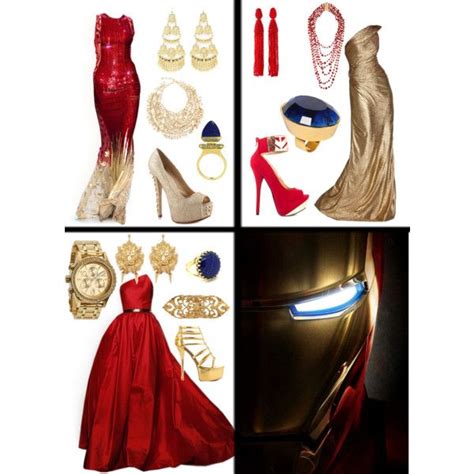 Formal Iron Man By Searwyntelemnar On Polyvore Uñas Fashion Marvel