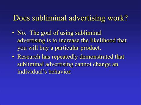 Do subliminals work for increasing height? PPT - Sensation vs. Perception PowerPoint Presentation ...