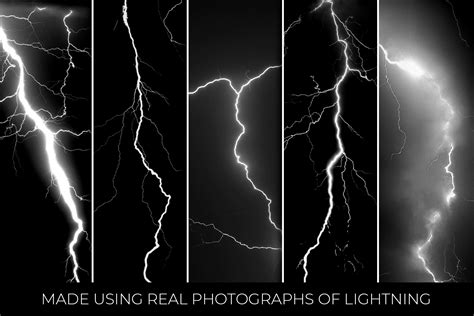 Photoshop Lightning Brushes Design Cuts