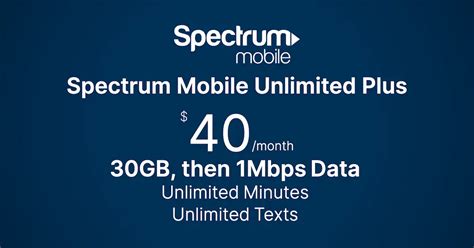 Spectrum Mobile Unlimited Plus Plan Price And Features
