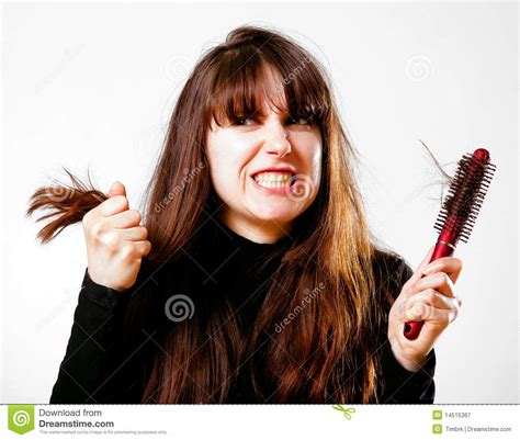 Bad Hair Day Stock Image Image Of Young Expression 14515367