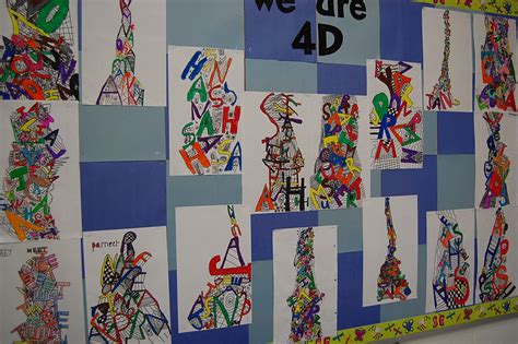 When most or all have raised their hands, you can say, now slowly, mindfully, move your hand to your. Fun Art Projects For Grade 4 - cassie stephens first grade ...