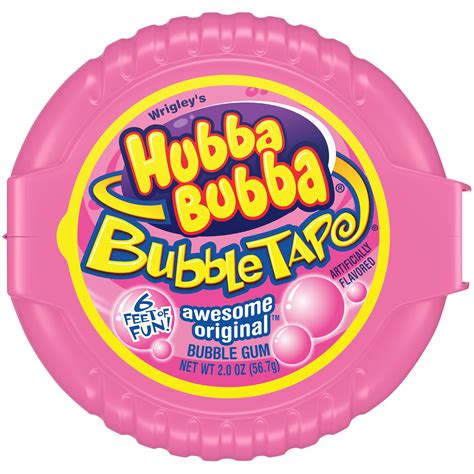 Six feet of gum, six feet of fun hubba bubba bubble tape! HUBBA BUBBA Original Bubble Gum Tape, 2 ounce - Walmart ...