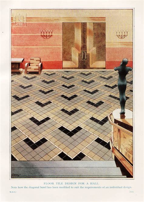 Art Deco Floor Tiles Mistery Tip