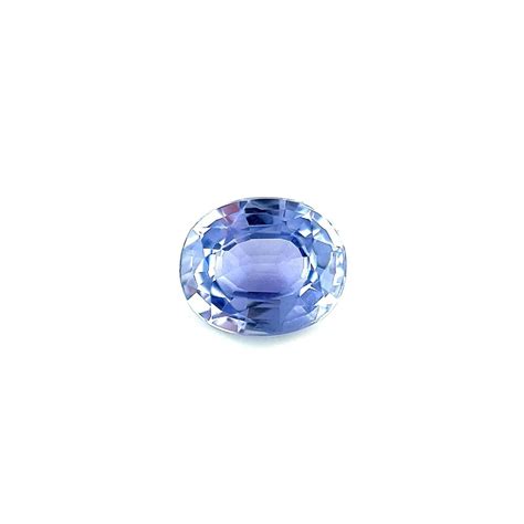 Unique Fine Ceylon Blue Violet Sapphire 082ct Oval Loose Cut Blue Rare
