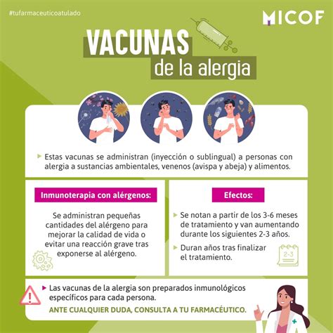 Vacunas De La Alergia El Tratamiento Que Combate La Causa Micof My