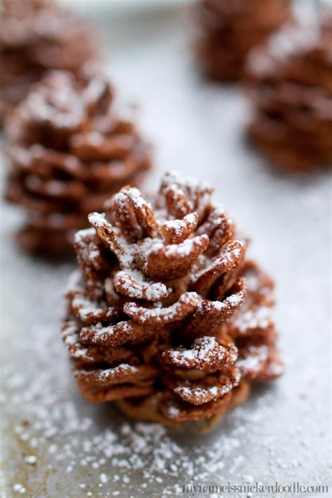 Edible Chocolate Pinecones Recipe By My Name Is Snickerdoodle