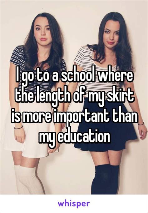 i go to a school where the length of my skirt is more important than my… funny memes about
