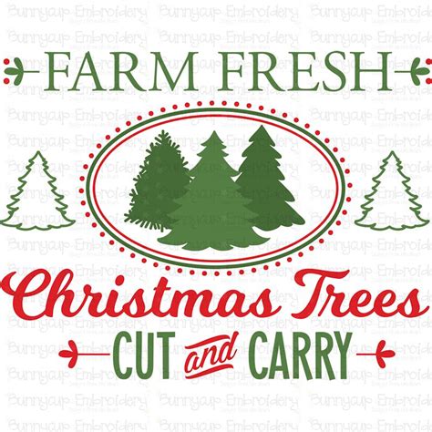 Download Farm Fresh Christmas Trees - SVG, Clipart, Printable ...